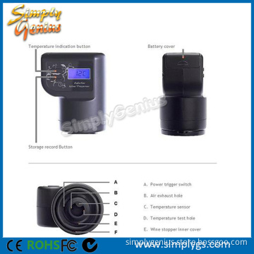 (Top) battery power smart wine dispenser preserver cork saver